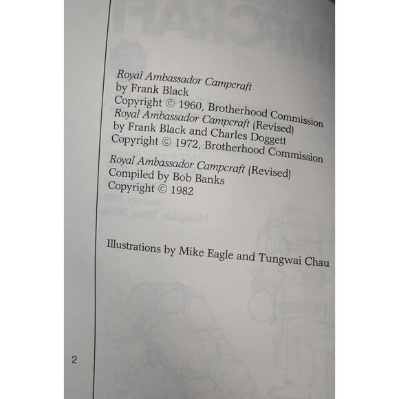 Royal Ambassador Campcraft Compiled by Bob Banks 1982 Revised Softcover - Picture 4 of 5